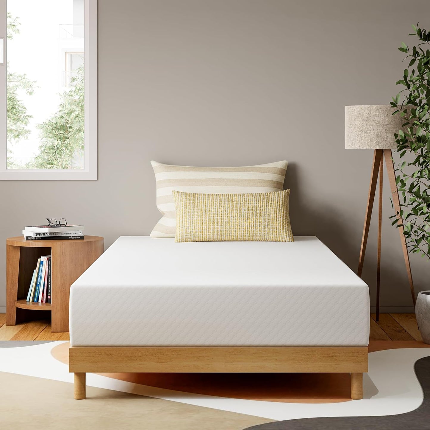 GAESTE 8 Inch Full Cooling Gel Memory Foam Mattress for Cool Sleep Medium Firm CertiPUR-US Certified Foam, Mattress in a Box Pressure Relief Removable Cover No Fiberglass (Full, 8 in)