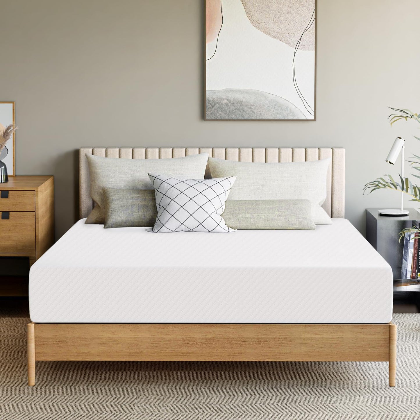 GAESTE 8 Inch Full Cooling Gel Memory Foam Mattress for Cool Sleep Medium Firm CertiPUR-US Certified Foam, Mattress in a Box Pressure Relief Removable Cover No Fiberglass (Full, 8 in)