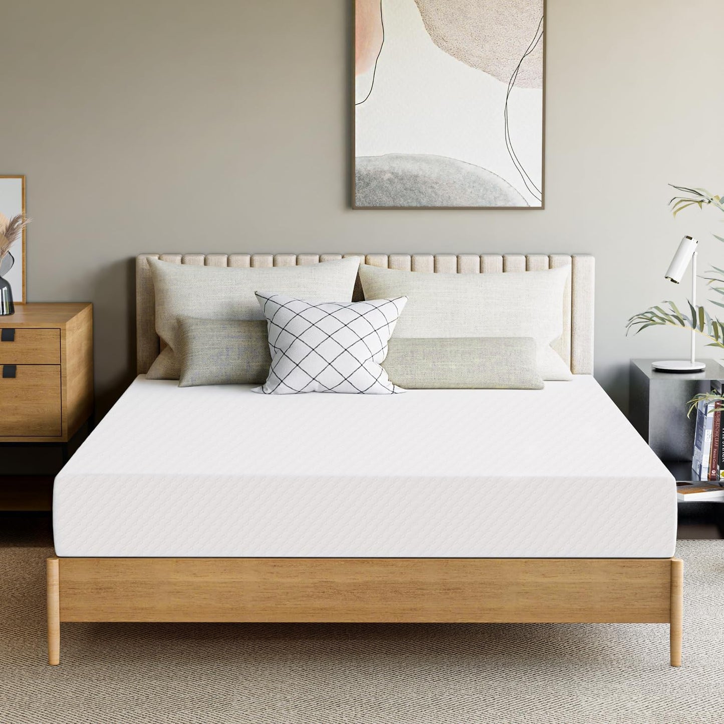 GAESTE 8 Inch Full Cooling Gel Memory Foam Mattress for Cool Sleep Medium Firm CertiPUR-US Certified Foam, Mattress in a Box Pressure Relief Removable Cover No Fiberglass (Full, 8 in)